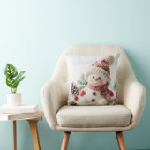 フェスティバルホリデイ雪だるま クッション (椅子)