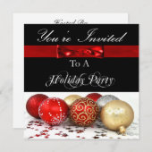 フェスティバルホリデパーソナライズされたーパーティ招待状 招待状 (正面/裏面)