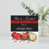 フェスティバルホリデパーソナライズされたーパーティ招待状 招待状 (スタンド正面)