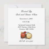 フェスティバルホリデパーソナライズされたーパーティ招待状 招待状 (裏面)