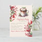 フェスティバルホリデーお祝いクリスマスパーティー 招待状 (スタンド正面)