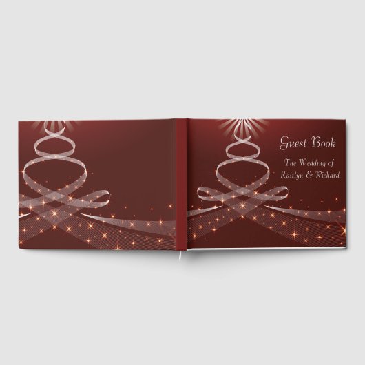 フェスティバルホリデーウィンターウェディング ゲストブック (全面)