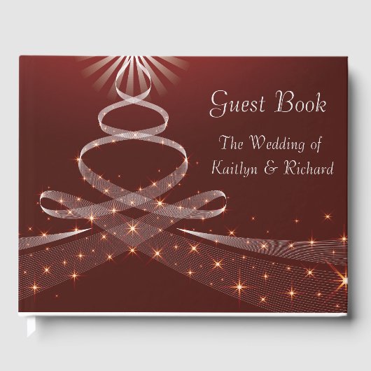 フェスティバルホリデーウィンターウェディング ゲストブック (正面)