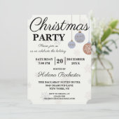 フェスティバルホリデーオーナメントクリスマスパーティー 招待状 (スタンド正面)