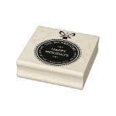 フェスティバルホリデーオーナメント差出人住所 ラバースタンプ (スタンプ)