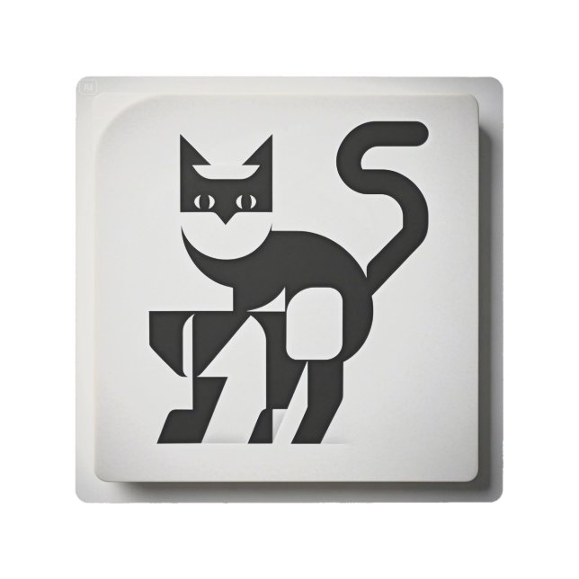 フェスティバルホリデーオーナメント メタルプリント (正面)