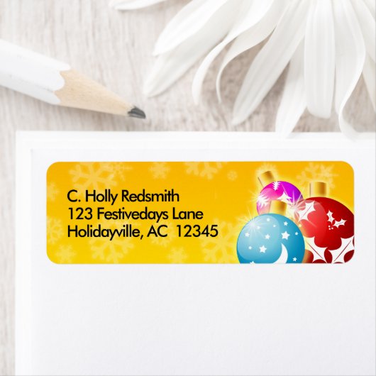 フェスティバルホリデーオーナメント ラベル (インサイチュ)