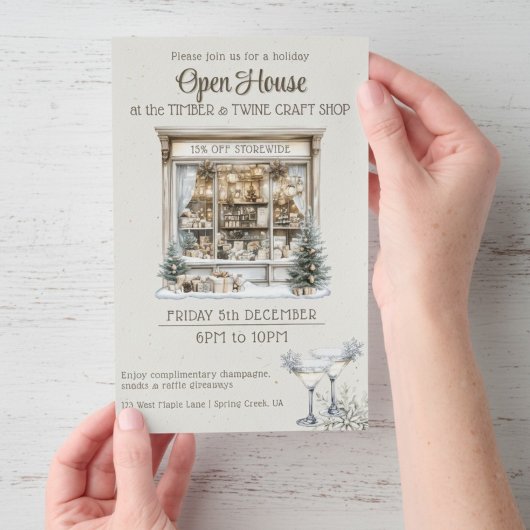 フェスティバルホリデーオープンハウスコージーショップマーケティング チラシ