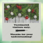 フェスティバルホリデーカラーズワクチン接種のみ ウィンドウサイン (シート3)