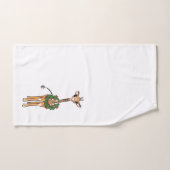 フェスティバルホリデーキラフェウィズホリーリース バスタオルセット (ハンドタオル)