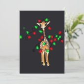 フェスティバルホリデーキリン、赤い緑のキラキラ光 シーズンカード (スタンド正面)