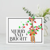 フェスティバルホリデーキリン |赤緑のクリスマス灯 招待状 (スタンド正面)