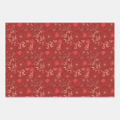 フェスティバルホリデーギフトラップ ラッピングペーパーシート (正面)