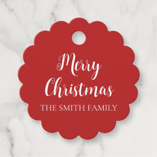 フェスティバルホリデーギフトラベル フェイバータグ (正面)