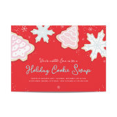 フェスティバルホリデークッキースワップパーティの招待状 招待状