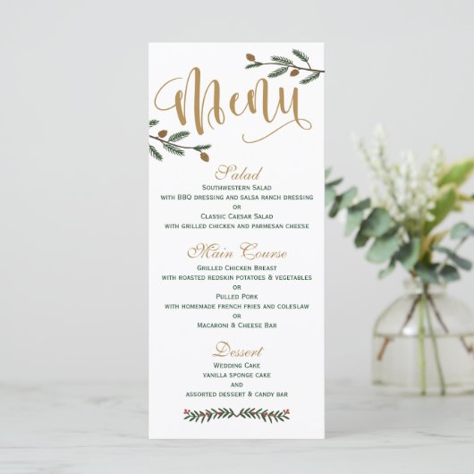 フェスティバルホリデークリスマス結婚のメニュー メニュー (スタンド正面)