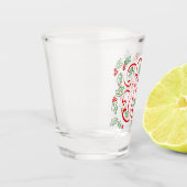 フェスティバルホリデークリスマスJOYスクリプト ショットグラス (左)