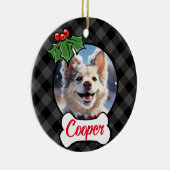 フェスティバルホリデーグレープラディホリーベリー葉ズ セラミックオーナメント (右)