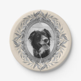 フェスティバルホリデーシルバーフレーム写真 ペーパープレート