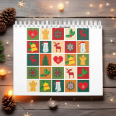 フェスティバルホリデーシーズンクリスマスお祝い カレンダー