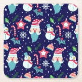 フェスティバルホリデーシーズン スクエアペーパーコースター (正面)