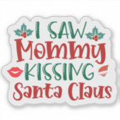 フェスティバルホリデーシ祝ステッカーのクリスマスジョイ シール (正面)