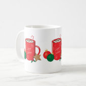 フェスティバルホリデーズココアマグ コーヒーマグカップ (正面左)