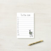 フェスティバルホリデーゼブライラストレーションホリデーゼブラ ポストイット (デスク上)