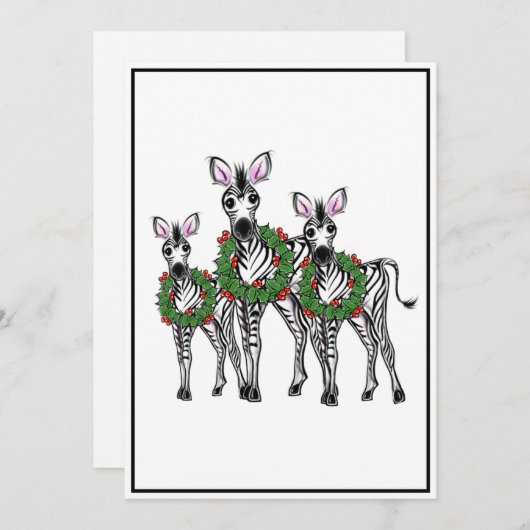 フェスティバルホリデーゼブラス、ホリーリース、応援 シーズンカード (正面/裏面)