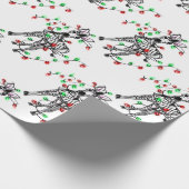 フェスティバルホリデーゼブラトゥインクルライト ラッピングペーパー (角)