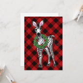 フェスティバルホリデーゼブラホリーリース | red buffalo カード (正面/裏面インサイチュ)