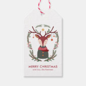 フェスティバルホリデーディアー ギフトタグ (正面)