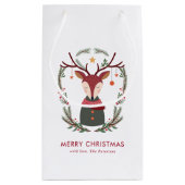 フェスティバルホリデーディアー スモールペーパーバッグ (裏面)