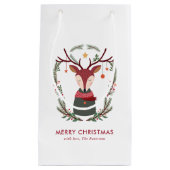 フェスティバルホリデーディアー スモールペーパーバッグ (正面)