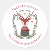 フェスティバルホリデーディアー ラウンドシール (正面)