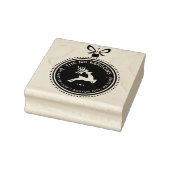 フェスティバルホリデートインデアオーナメント差出人住所 ラバースタンプ (スタンプ)