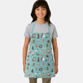 フェスティバルホリデードッグズインクリスマスセーター柄 エプロン (インサイチュ)