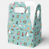 フェスティバルホリデードッグズインクリスマスセーター柄 フェイバーボックス (オープン)