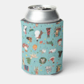 フェスティバルホリデードッグズインクリスマスセーター柄 缶クーラー (缶裏面)