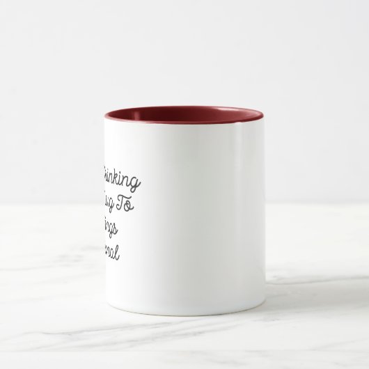 フェスティバルホリデードリンク笑わされるアルコールことわざ マグカップ (中央)