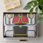 フェスティバルホリデーナッツクラッカーデクページティッシュペーパー 薄葉紙 (ギフト)