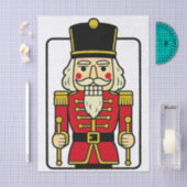 フェスティバルホリデーナッツクラッカーデクページティッシュペーパー 薄葉紙 (クラフト)