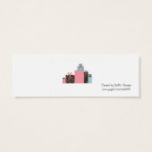 フェスティバルホリデーパッケージギフトラベル (裏面)