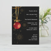 フェスティバルホリデーパーティー招待状 招待状 (スタンド正面)