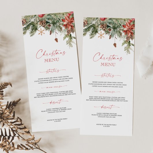 フェスティバルホリデーパーティー メニュー