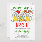 フェスティバルホリデーパーティー 招待状 (正面)