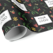 フェスティバルホリデービジネス会社ロゴブランド ラッピングペーパー (ロールコーナー)
