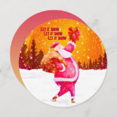 フェスティバルホリデーピンクサンタクロース (正面/裏面)