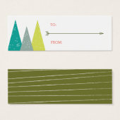 フェスティバルホリデーフォレストギフトラベル (正面&裏面)