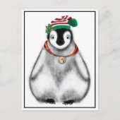 フェスティバルホリデーペンギン | jingle bells ポストカード (正面)
